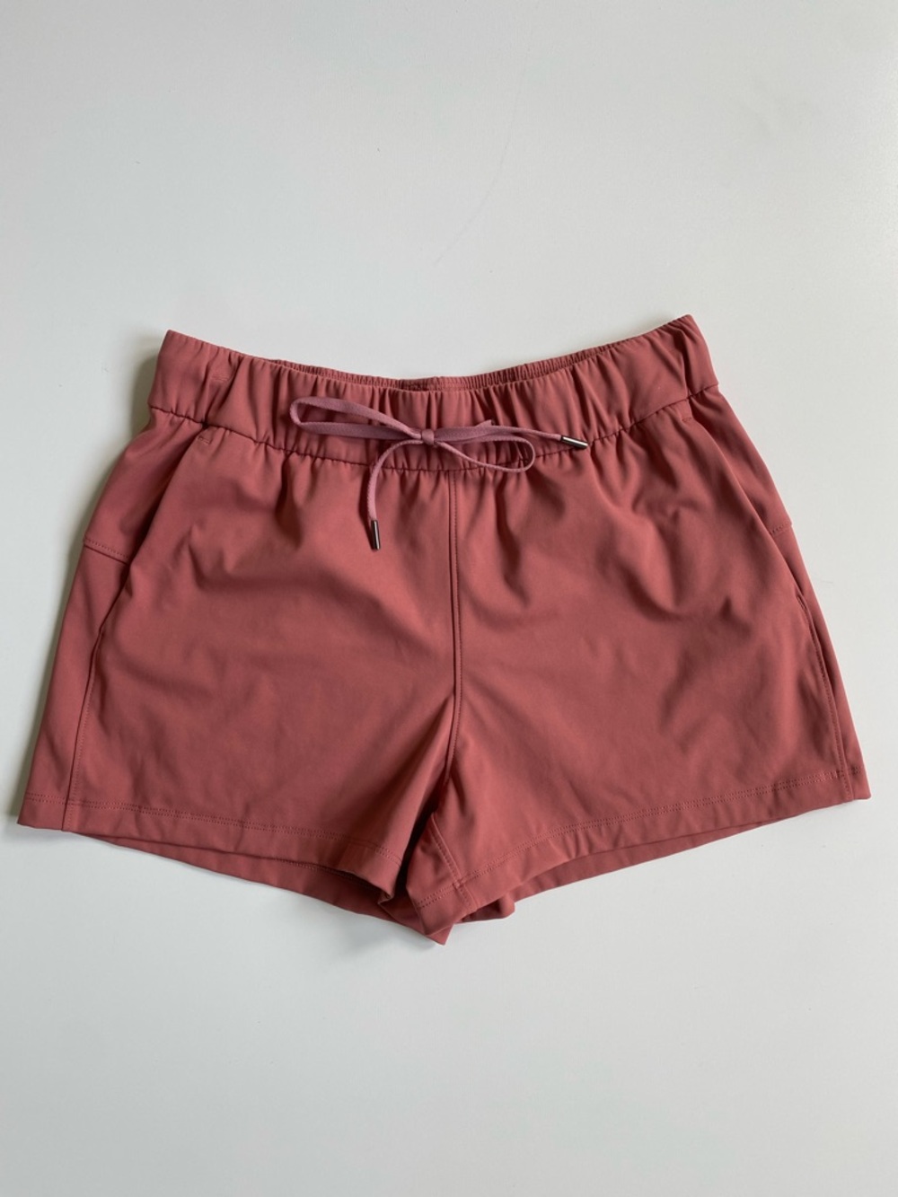CRZ YOGA Women's Rose Pink Drawstring Athletic Shorts XS
